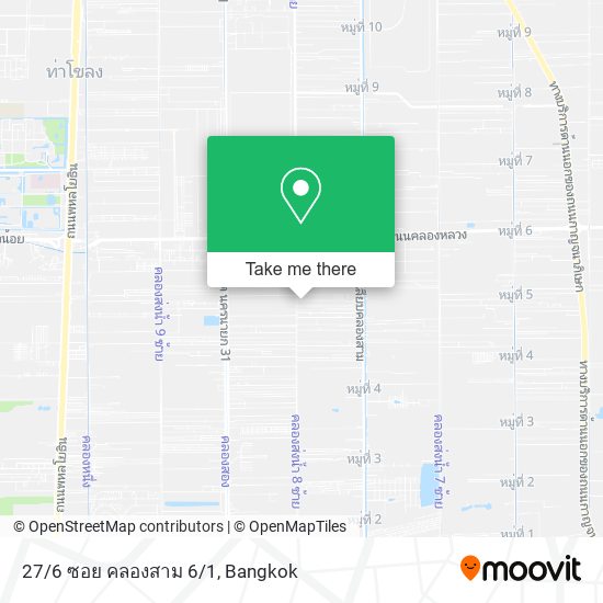 27/6 ซอย คลองสาม 6/1 map