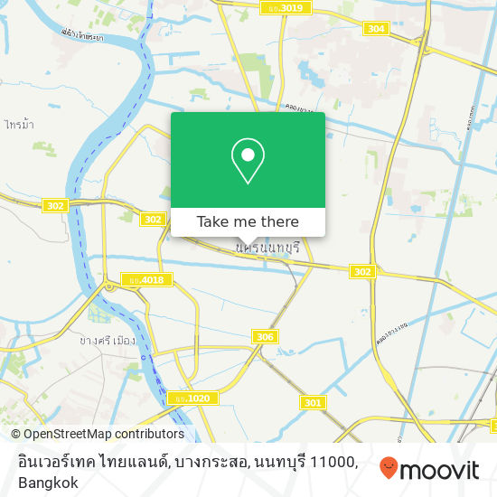 อินเวอร์เทค ไทยแลนด์, บางกระสอ, นนทบุรี 11000 map
