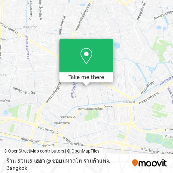 ร้าน สวนเส เฮฮา @ ซอยมหาดไท รามคำแหง map