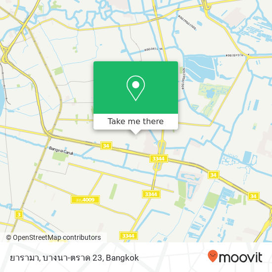 ยารามา, บางนา-ตราด 23 map