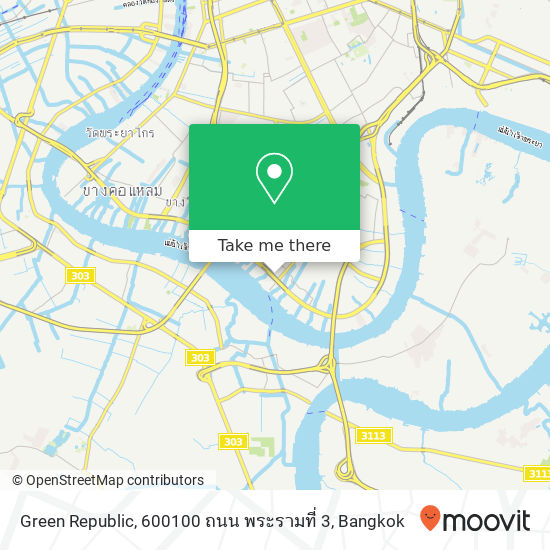 Green Republic, 600100 ถนน พระรามที่ 3 map