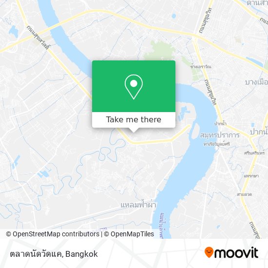 ตลาดนัดวัดแค map