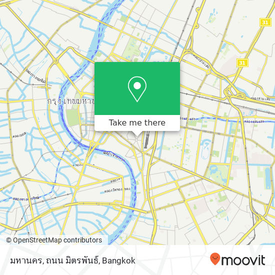 มหานคร, ถนน มิตรพันธ์ map