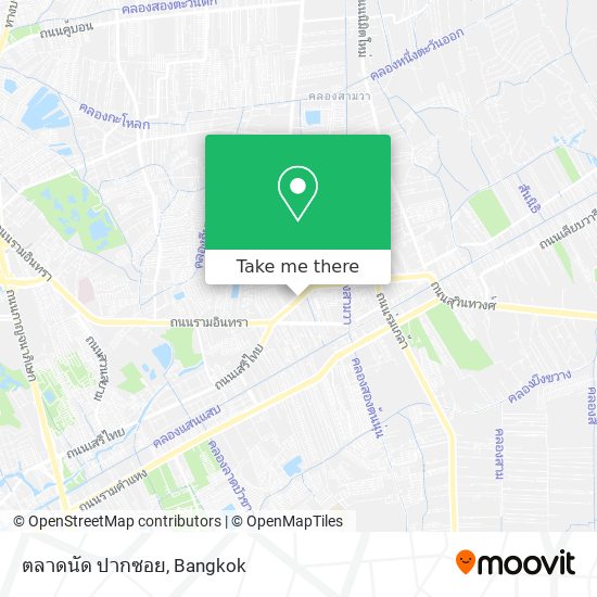 ตลาดนัด ปากซอย map