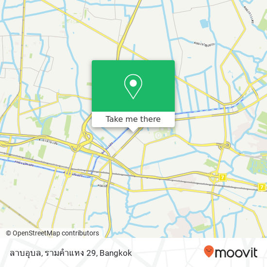 ลาบอุบล, รามคำแหง 29 map