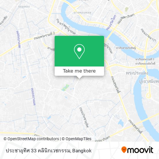 ประชาอุทิศ 33 คลินิกเวชกรรม map