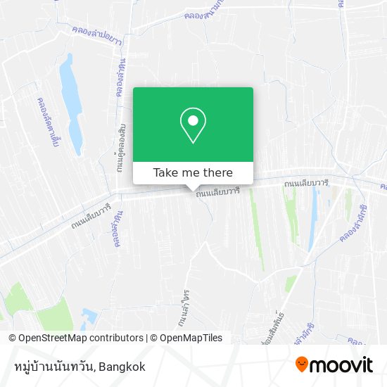 หมู่บ้านนันทวัน map