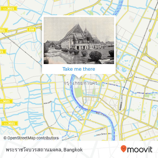 พระราชวังบวรสถานมงคล map