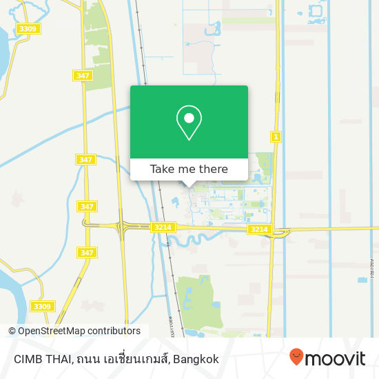 CIMB THAI, ถนน เอเชี่ยนเกมส์ map