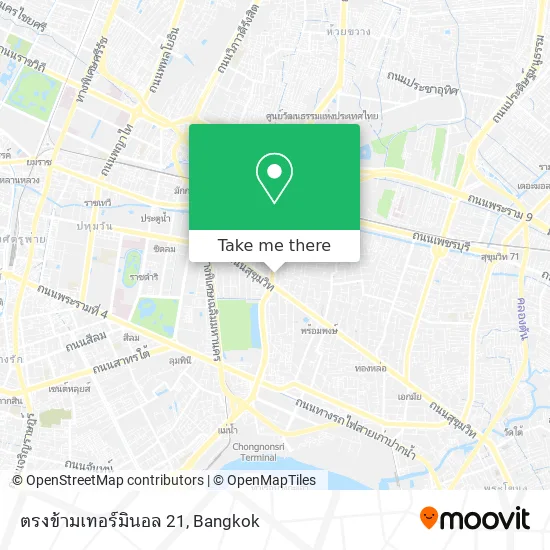 ตรงข้ามเทอร์มินอล 21 map