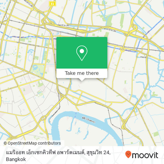 แมริออท เอ็กเซกคิวทีฟ อพาร์ตเมนต์, สุขุมวิท 24 map