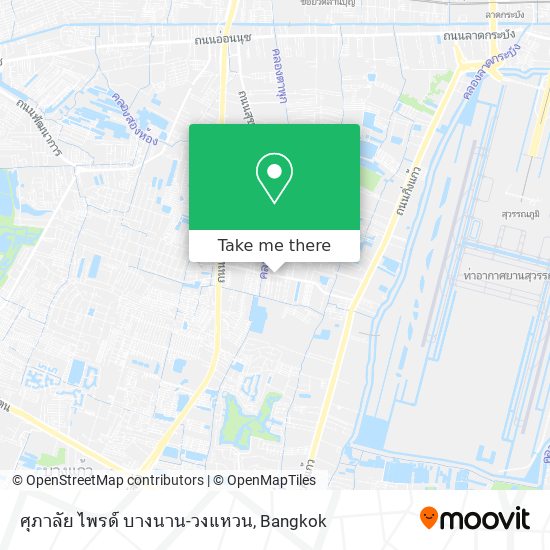 ศุภาลัย ไพรด์ บางนาน-วงแหวน map