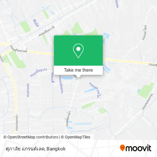 ศุภาลัย แกรนด์เลค map