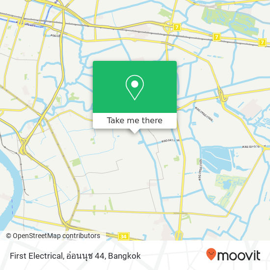 First Electrical, อ่อนนุช 44 map