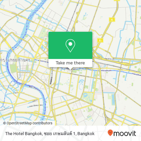 The Hotel Bangkok, ซอย เกษมสันต์ 1 map