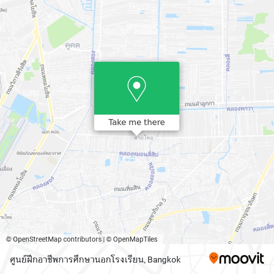 ศูนย์ฝึกอาชีพการศึกษานอกโรงเรียน map