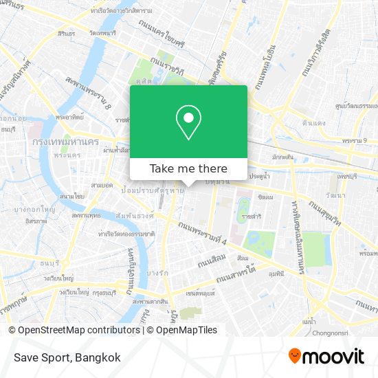 Save Sport map