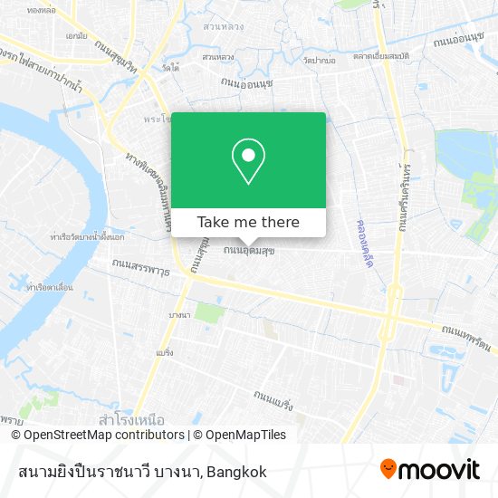 สนามยิงปืนราชนาวี บางนา map