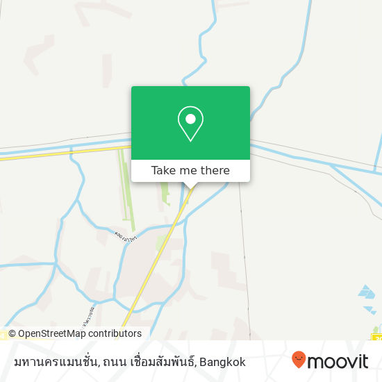 มหานครแมนชั่น, ถนน เชื่อมสัมพันธ์ map