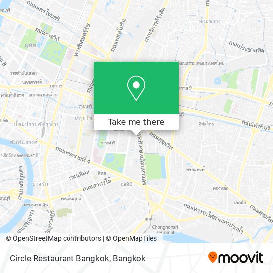 Circle Restaurant Bangkok map