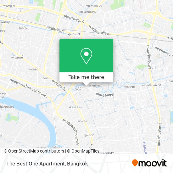 The Best One Apartment map