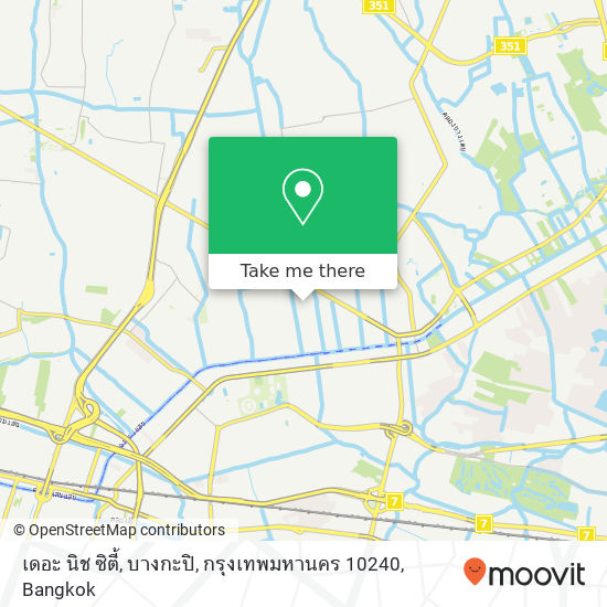 เดอะ นิช ซิตี้, บางกะปิ, กรุงเทพมหานคร 10240 map