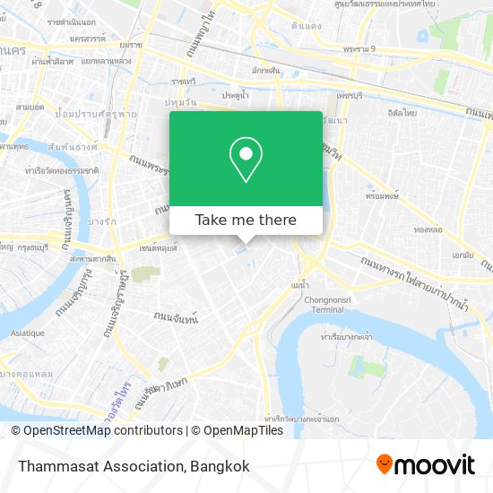 Thammasat Association map