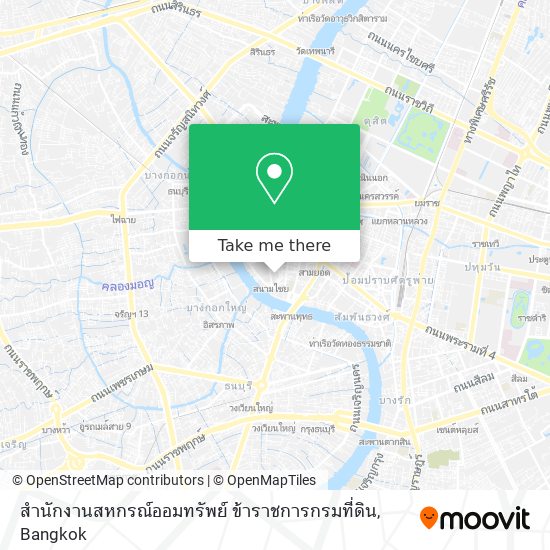 สำนักงานสหกรณ์ออมทรัพย์ ข้าราชการกรมที่ดิน map