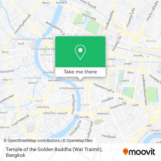 Temple of the Golden Buddha (Wat Traimit) map