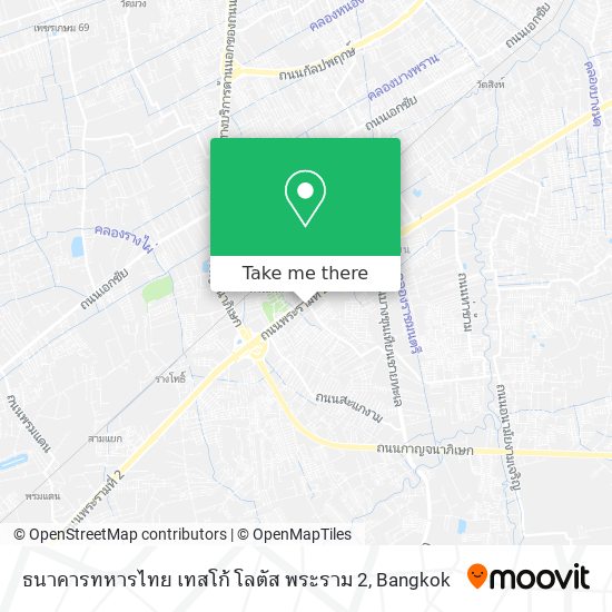 ธนาคารทหารไทย เทสโก้ โลตัส พระราม 2 map