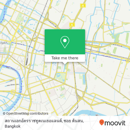 สถานเอกอัครราชทูตเนเธอแลนด์, ซอย ต้นสน map