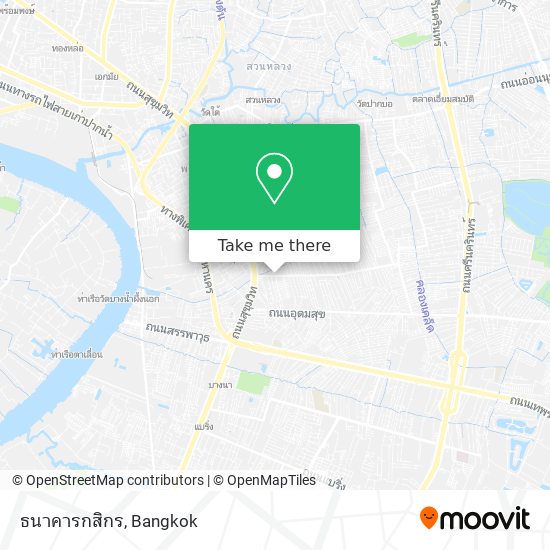 ธนาคารกสิกร map