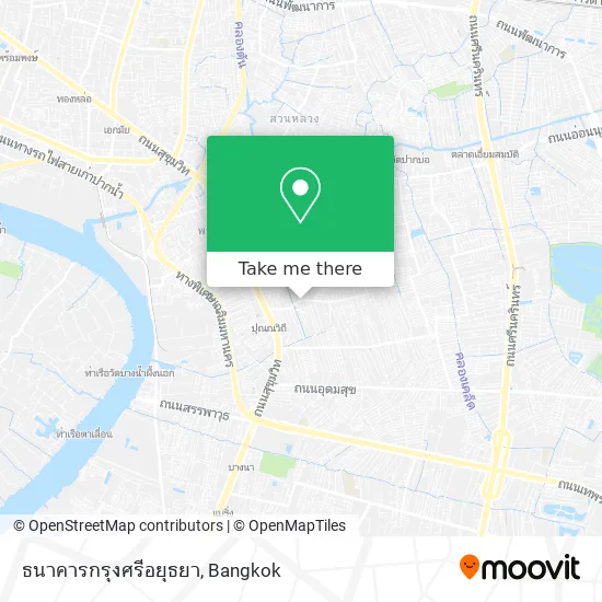 ธนาคารกรุงศรีอยุธยา map