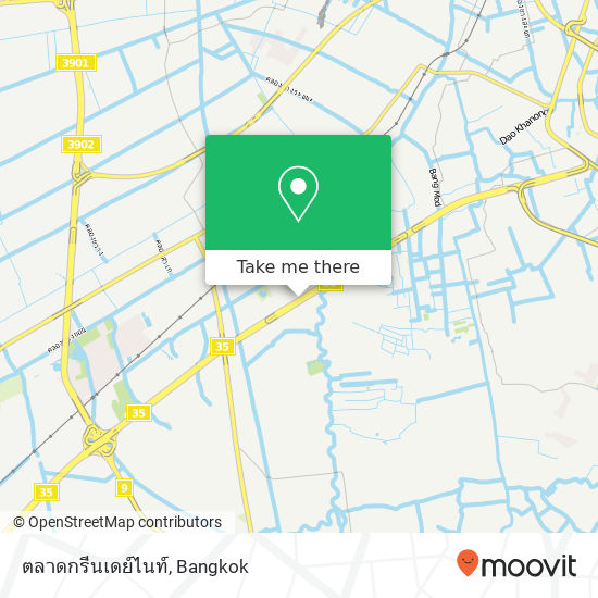 ตลาดกรีนเดย์ไนท์ map