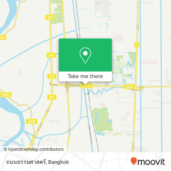 ถนนธรรมศาสตร์ map