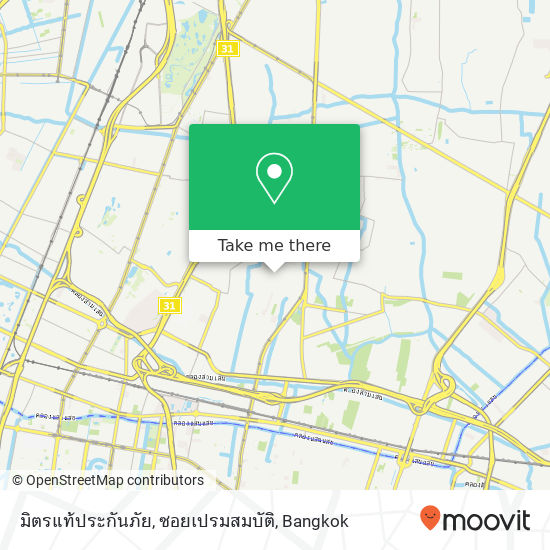 มิตรแท้ประกันภัย, ซอยเปรมสมบัติ map