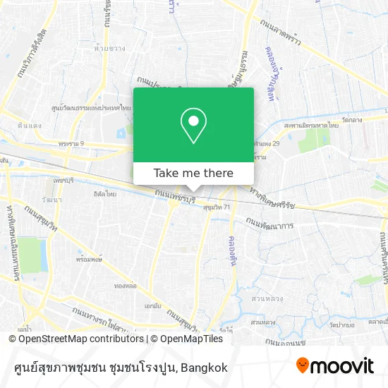 ศูนย์สุขภาพชุมชน ชุมชนโรงปูน map