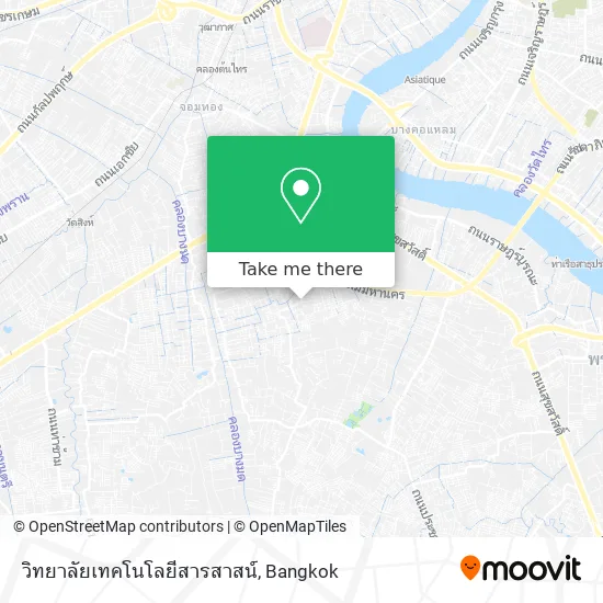 วิทยาลัยเทคโนโลยีสารสาสน์ map