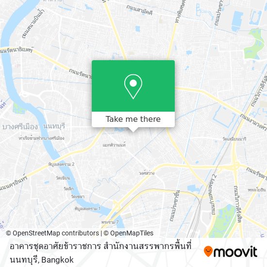 อาคารชุดอาศัยข้าราชการ สำนักงานสรรพากรพื้นที่นนทบุรี map