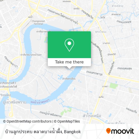 บ้านลูกประคบ ตลาดบางน้ำผึ้ง map