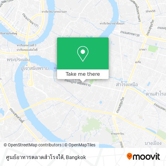 ศูนย์อาหารตลาดสำโรงใต้ map