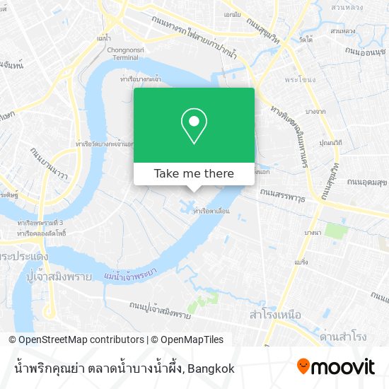 น้ำพริกคุณย่า ตลาดน้ำบางน้ำผึ้ง map