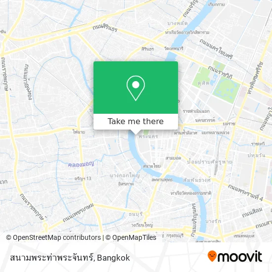 สนามพระท่าพระจันทร์ map