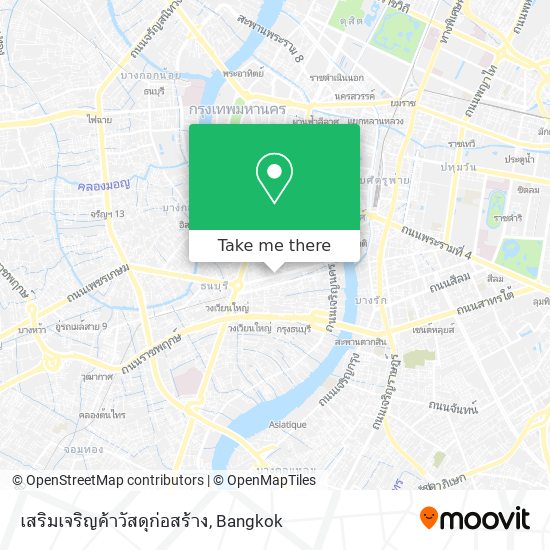 เสริมเจริญค้าวัสดุก่อสร้าง map