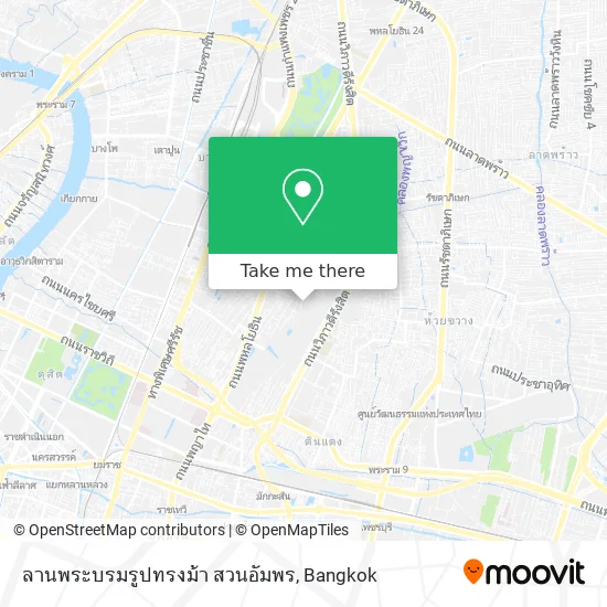 ลานพระบรมรูปทรงม้า สวนอัมพร map