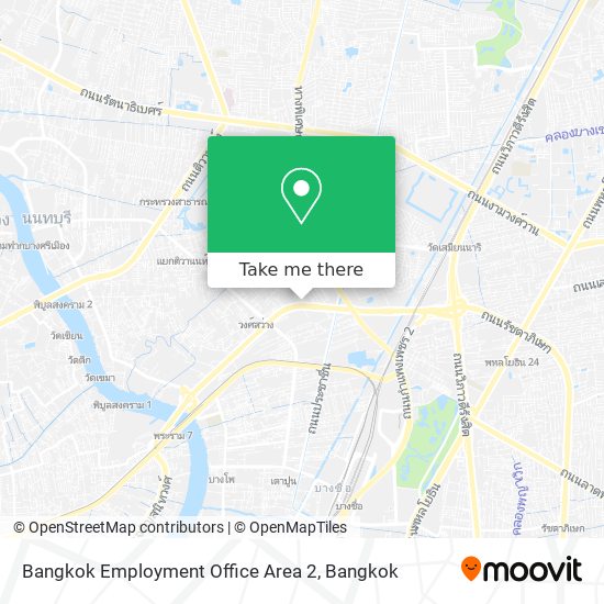 Bangkok Employment Office Area 2 map
