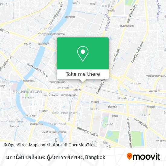 สถานีดับเพลิงและกู้ภัยบรรทัดทอง map