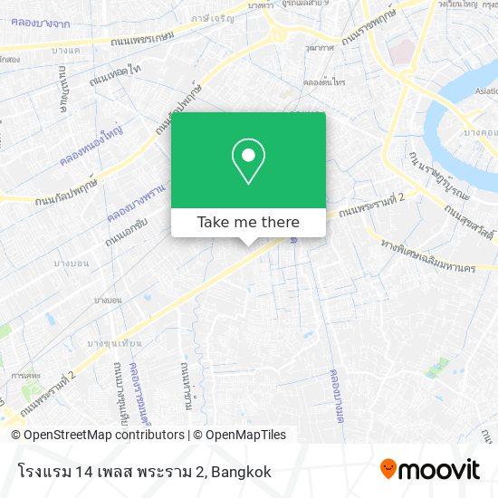 โรงแรม 14 เพลส พระราม 2 map