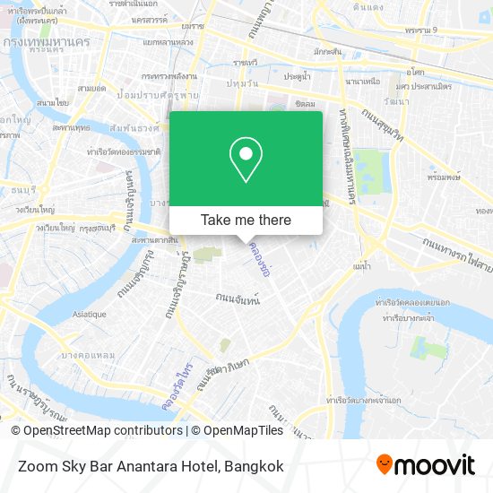 Zoom Sky Bar Anantara Hotel map