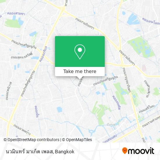 นวมินทร์ มาเก็ต เพลส map